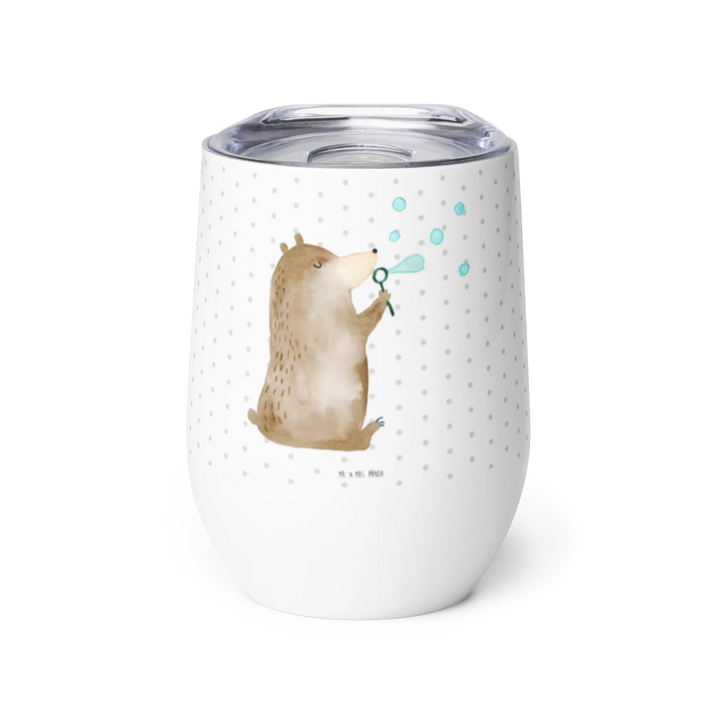 Kieliszek do wina niedźwiedź bańki mydlane Niedźwiedź, Miś, Pluszowy miś