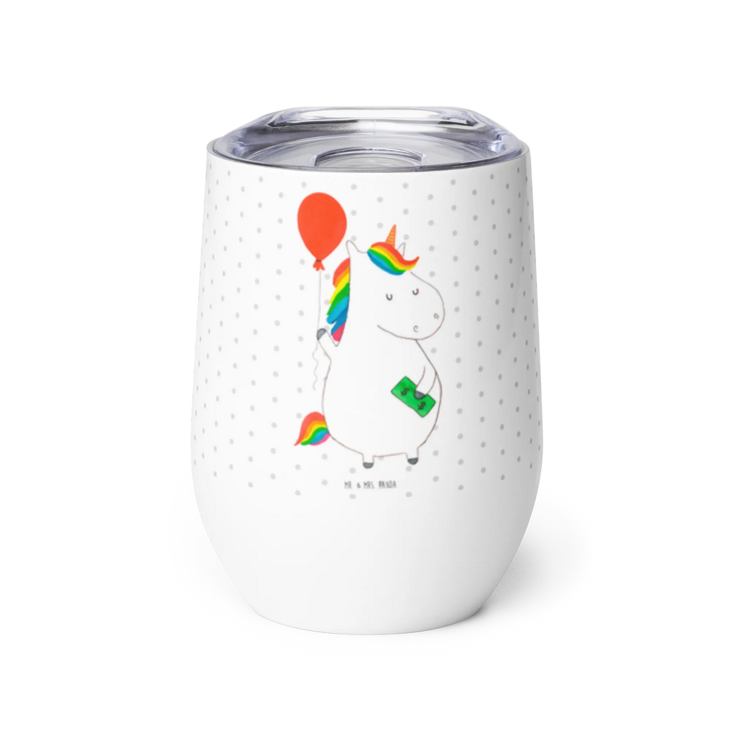 Wine cup unicorn balloon wine tumbler, insulated tumbler, hot drinks, wine travel tumbler, mulled wine cup, portable wine cup, drinking cup, wine goblet, premium wine tumbler, stemless wine glasses, wine glasses, unicorn, unicorns, lifelong, money, balloon, joy, saying, gift, fun, girlfriend, funny