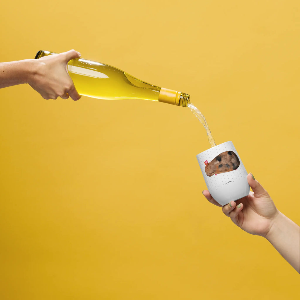 Kieliszek do wina Jednorożec świnka morska Jednorożec, jednorożce, dekoracje jednorożca, jednorożec