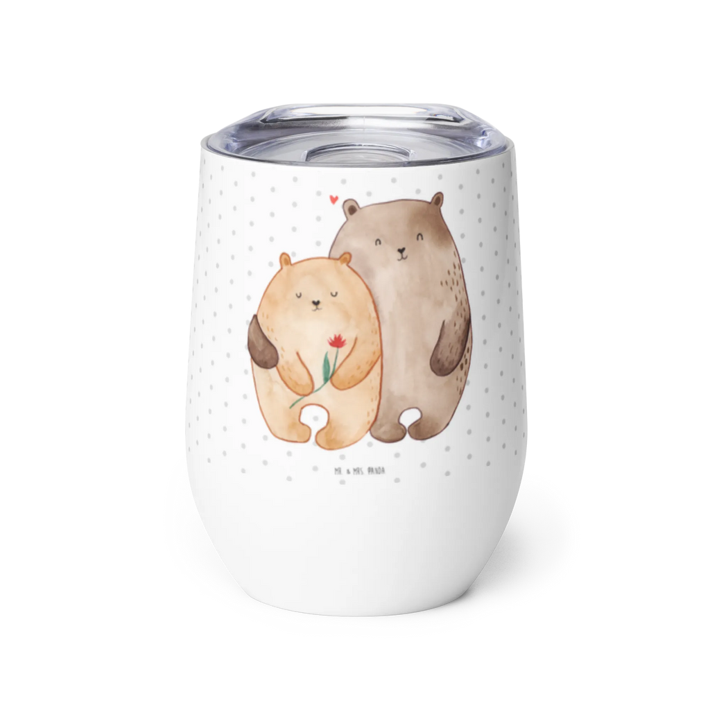 Kieliszek do wina Miłość niedźwiedzi Miłość, partner, przyjaciel, przyjaciółka, mąż, żona, wesele, zaręczyny, prośba o rękę, prezent miłosny, rocznica, dzień ślubu