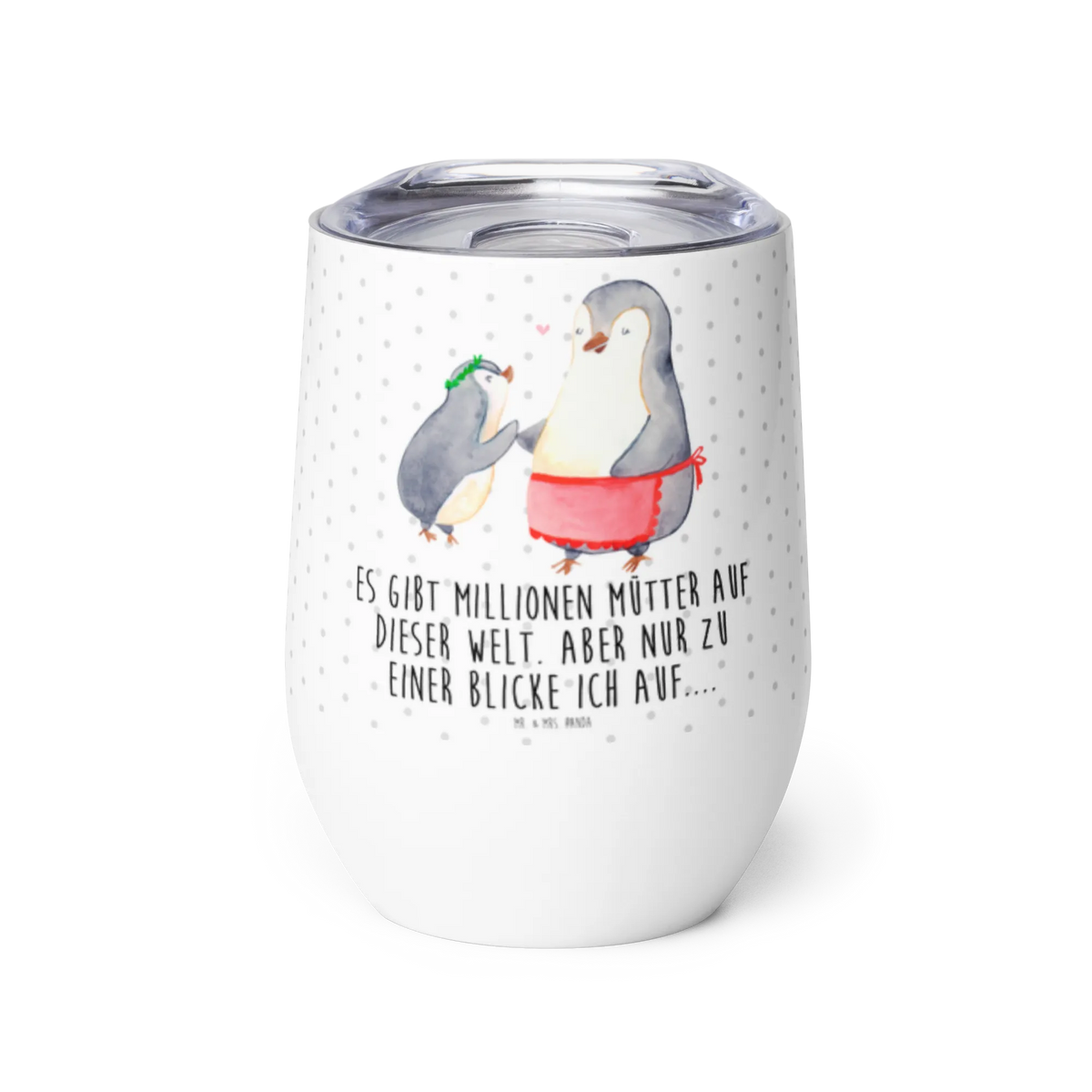 Weinbecher Pinguin mit Kind reise kaffeebecher, glühwein tasse, thermosbecher, Thermo Becher, isoliertasse, edelstahl thermobecher, Reisebecher, Weintumbler, Isolierbecher, Thermobecher, glühweinbecher, motivbecher, edelstahl isolierbecher, Outdoor Becher, kaffee tasse, heißgetränkebecher, Weinbecher, Wein Thermobecher, Edelstahlbecher, Edelstahl Weinbecher, Muttertag, Vatertag, Mama, Papa, Oma, Opa, Familie, Schwester, Bruder, Geschenk, Geburststag, Mutter, Mutti, Mami