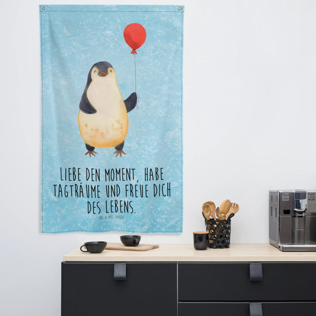 Tapestry Penguin balloon Kinderzimmer Wand, Wandbild, Tapestry, Tapisserie, Textil-Kunst, Kinderzimmer Deko, Schmuck-Wandbehang, Boho, Wandteppich, Wanddeko, Wandtuch, Wand Deko, Wandbehang, Dekoration, Kinderzimmer, Kinderzimmer Wanddeko, Pinguin, Geschenkidee, beste Freundin, Liebe, Geschenk Freundin, neues Leben, Luftballon, Lebenslust, Tagträume, Motivation, Pinguine, Neustart, Glück