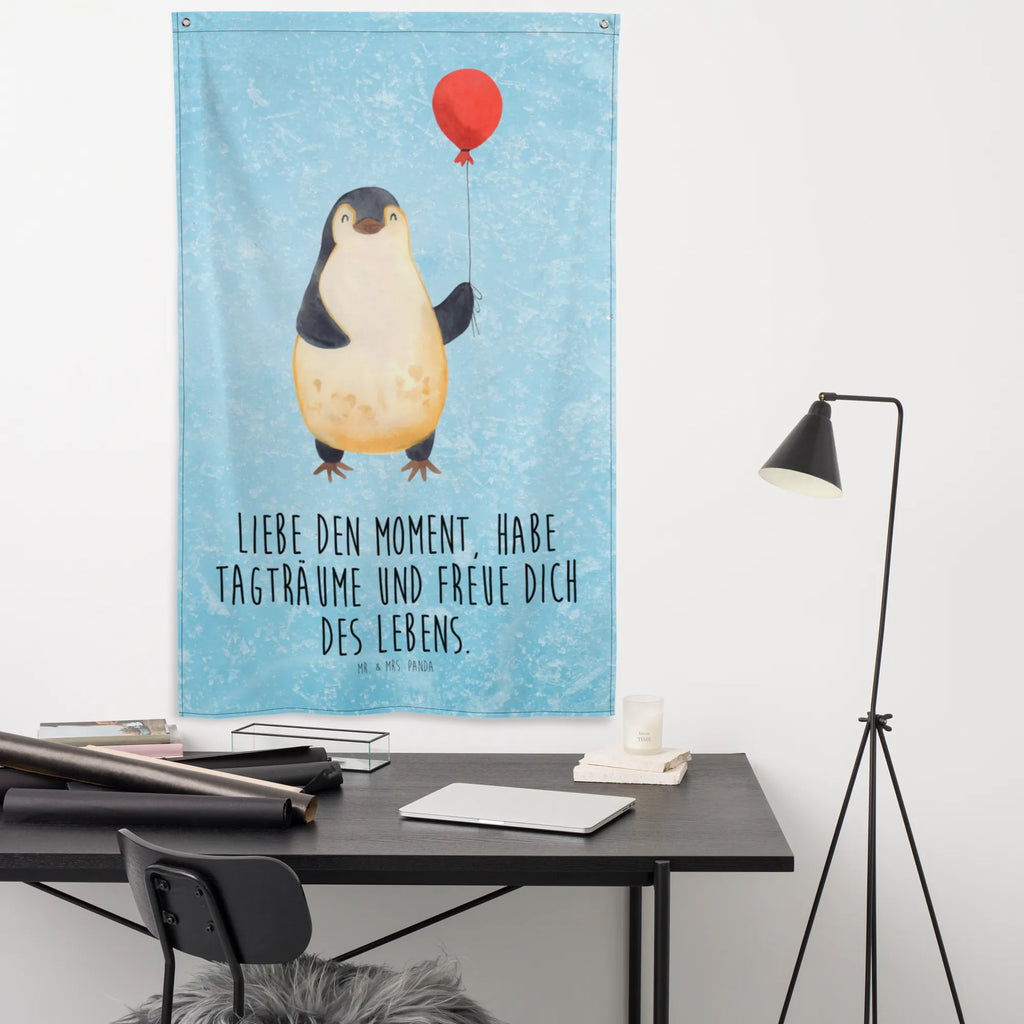 Tapestry Penguin balloon Kinderzimmer Wand, Wandbild, Tapestry, Tapisserie, Textil-Kunst, Kinderzimmer Deko, Schmuck-Wandbehang, Boho, Wandteppich, Wanddeko, Wandtuch, Wand Deko, Wandbehang, Dekoration, Kinderzimmer, Kinderzimmer Wanddeko, Pinguin, Geschenkidee, beste Freundin, Liebe, Geschenk Freundin, neues Leben, Luftballon, Lebenslust, Tagträume, Motivation, Pinguine, Neustart, Glück