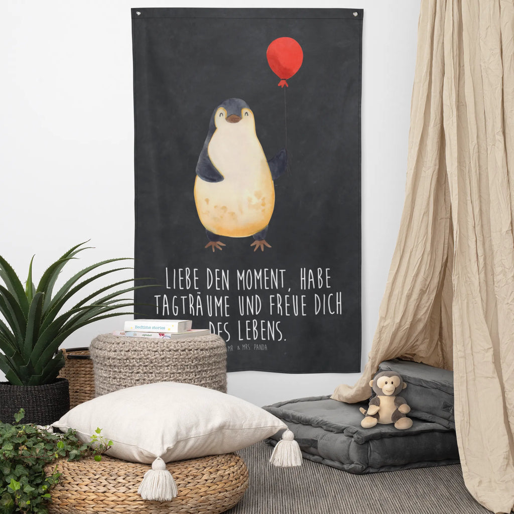 Tapestry Penguin balloon Kinderzimmer Wand, Wandbild, Tapestry, Tapisserie, Textil-Kunst, Kinderzimmer Deko, Schmuck-Wandbehang, Boho, Wandteppich, Wanddeko, Wandtuch, Wand Deko, Wandbehang, Dekoration, Kinderzimmer, Kinderzimmer Wanddeko, Pinguin, Geschenkidee, beste Freundin, Liebe, Geschenk Freundin, neues Leben, Luftballon, Lebenslust, Tagträume, Motivation, Pinguine, Neustart, Glück