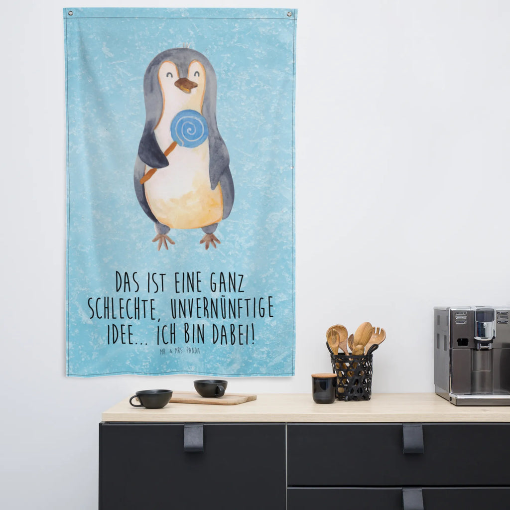Tapestry Penguin lollipop Wand Deko, Kinderzimmer Wanddeko, Tapestry, Kinderzimmer, Wandbild, Kinderzimmer Wand, Boho, Textil-Kunst, Wandteppich, Wandtuch, Dekoration, Schmuck-Wandbehang, Kinderzimmer Deko, Tapisserie, Wanddeko, Wandbehang, Pinguin, Blödsinn, Lolli, Rebell, Pinguine, Rabauke, Spruch, Gauner, Ganove, Süßigkeiten