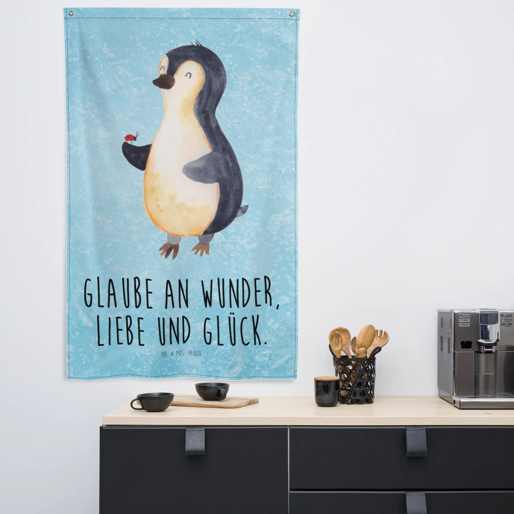 Tapestry Penguin ladybug Kinderzimmer Wanddeko, Wandtuch, Kinderzimmer Wand, Dekoration, Wand Deko, Tapestry, Textil-Kunst, Wandteppich, Wandbild, Kinderzimmer Deko, Boho, Wandbehang, Kinderzimmer, Wanddeko, Tapisserie, Schmuck-Wandbehang, Pinguin, Lebensfreude, Pinguine, Freude, Wunder, Marienkäfer, Liebe, Glück