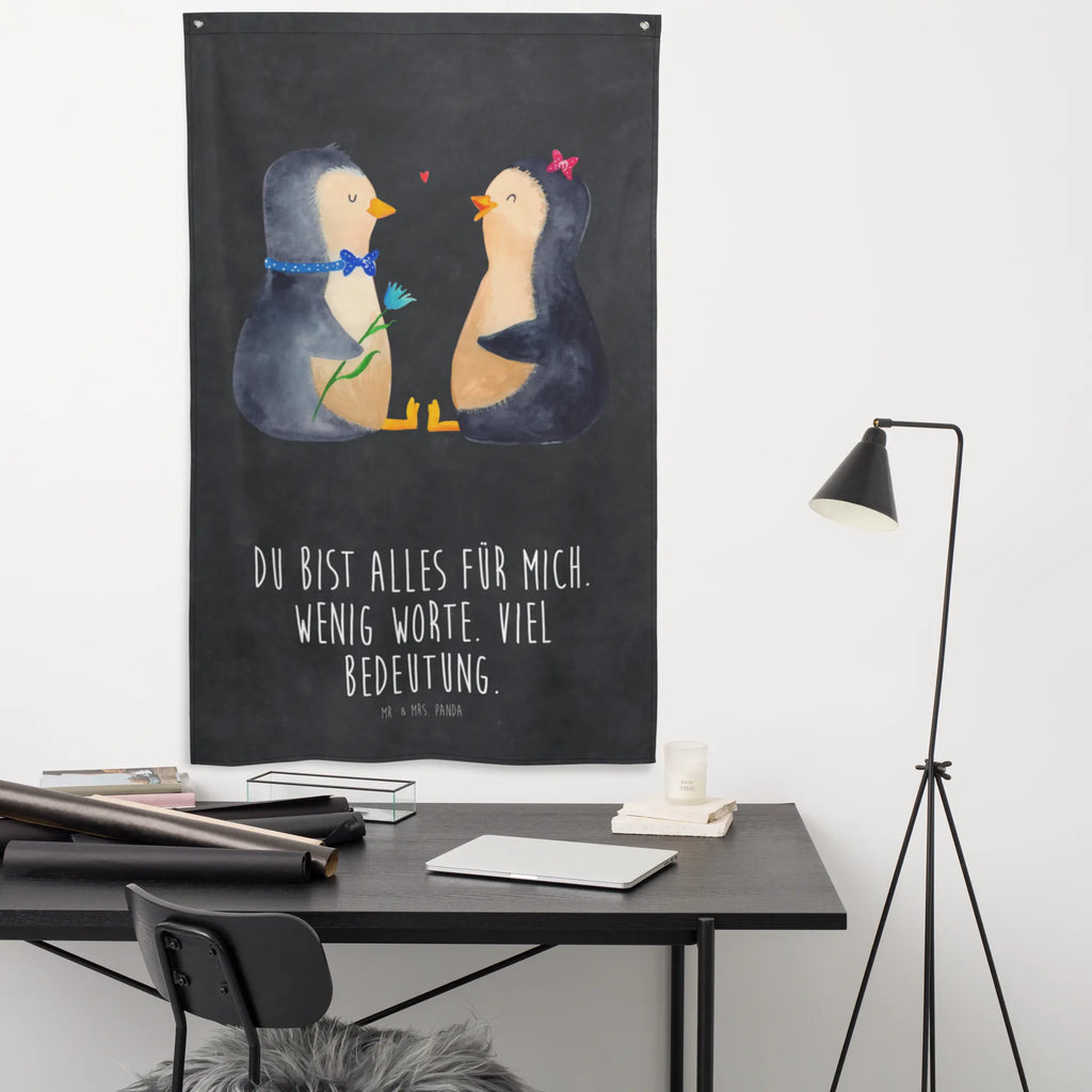 Tapestry Penguin pair Wandbild, Kinderzimmer, Wand Deko, Dekoration, Boho, Wanddeko, Wandbehang, Kinderzimmer Wand, Kinderzimmer Wanddeko, Schmuck-Wandbehang, Textil-Kunst, Kinderzimmer Deko, Tapestry, Tapisserie, Wandtuch, Wandteppich, Pinguin, Pinguine, Hochzeitstag, Hochzeit, Liebesbeweis, Liebe, Verlobung, Jahrestag, große Liebe, Hochzeitsgeschenk, Liebesgeschenk, Traumpaar, Liebespaar