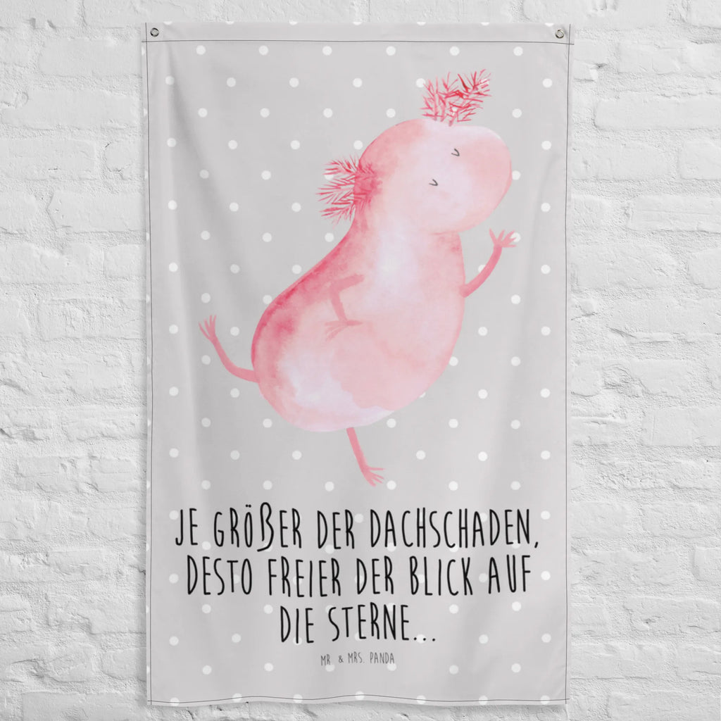 Wandteppich Axolotl tanzt Kinderzimmer Deko, Schmuck-Wandbehang, Kinderzimmer Wanddeko, Textil-Kunst, Tapestry, Wandbehang, Wandbild, Boho, Wandteppich, Tapisserie, Wand Deko, Wandtuch, Kinderzimmer Wand, Axolotl, Molch, Beste Freundin, Dachschaden, Axolot, Lurche, Lurch, Schwanzlurch, Freundin, Sterne, Verrückt