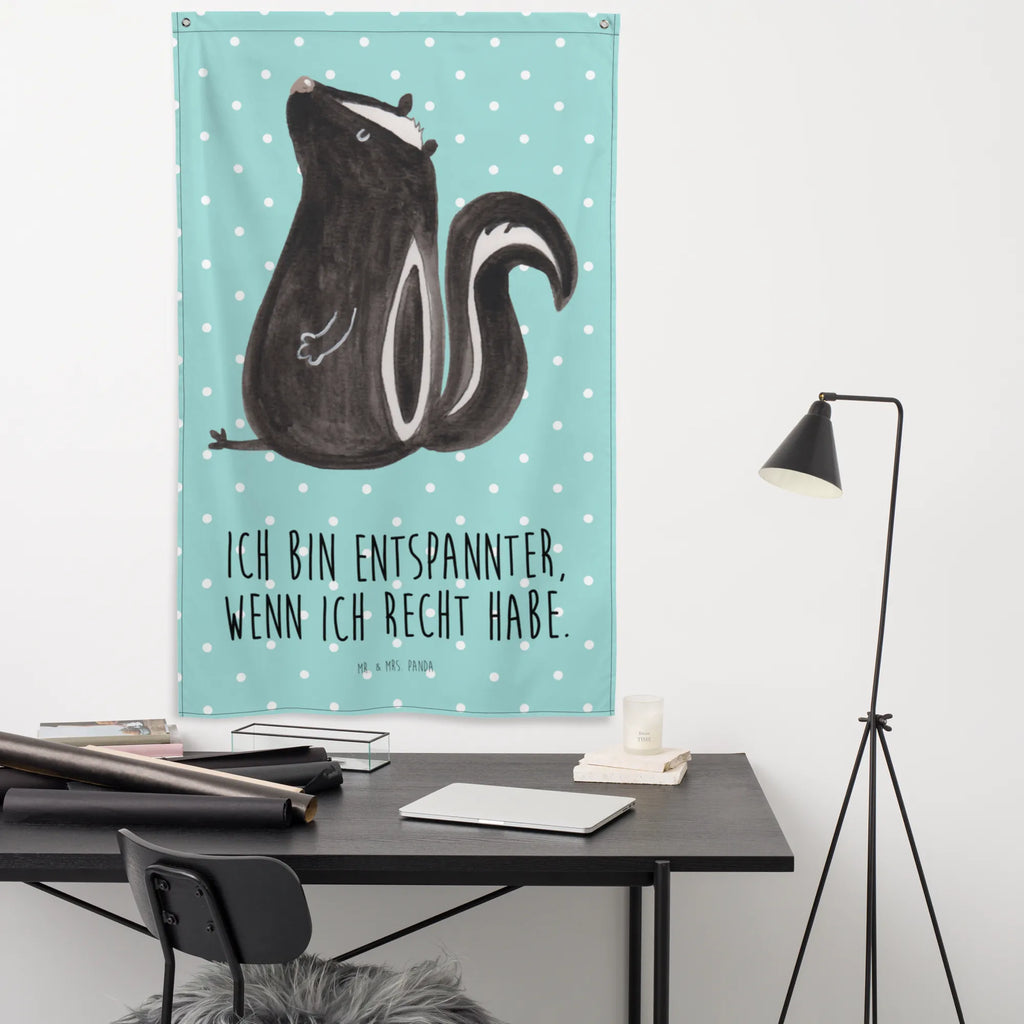 Arrasy skunks siedzenie Textil-Kunst, Boho, Wandbild, Kinderzimmer Deko, Wandteppich, Wandtuch, Wandbehang, Kinderzimmer, Kinderzimmer Wand, Tapisserie, Wand Deko, Wanddeko, Tapestry, Schmuck-Wandbehang, Dekoration, Kinderzimmer Wanddeko, Stinktier, Skunk, Besserwisser, Büro, Stinki, Recht, Wildtier, Raubtier, Stinker, Spruch