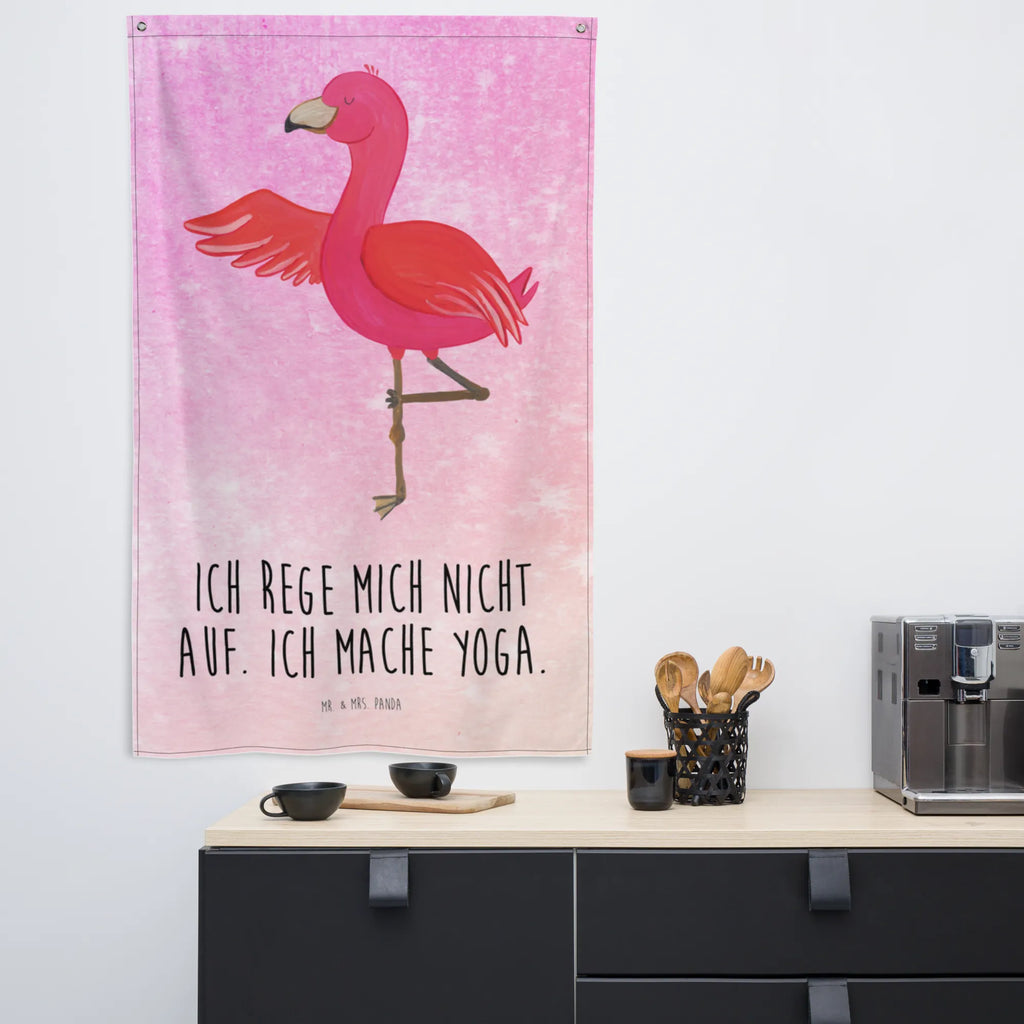 Tapestry flamingo yoga Decoration, Tapestry, Wall hanging, Boho, Flamingo, pink, pink bird, bird of paradise, red, flamingo decoration, gift pink, gifts, gift idea, children, adults, girls, flamingo fans, summer, vacation, sea, unusual gifts in pink, pink gifts, girls gifts, small gifts, Caribbean feeling, funny sayings, agitation, deep relaxation, relaxation, yoga exercise, anger, bird, namaste, mindfulness, yoga