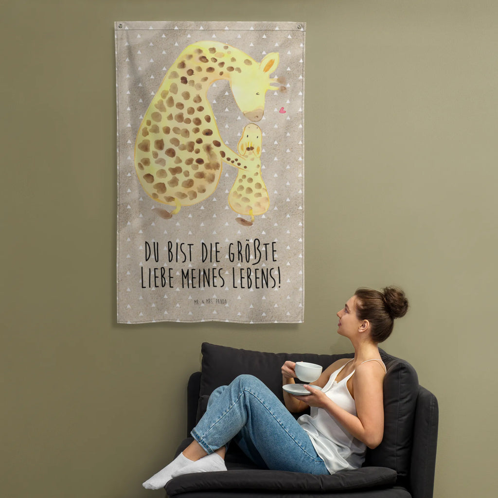 Tapestry giraffe child Wall hanging, Tapestry, Decoration, Boho, Africa, daughter, favourite person, son, mum, child, mother, giraffe