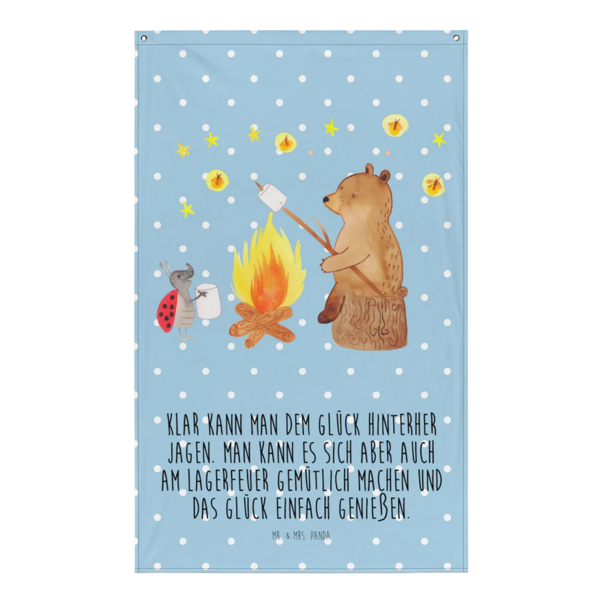 Wandteppich Bär & Marienkäfer Lagerfeuer Dekorativer Wandteppich, Deko Wandteppich, Wandtuch, Gobelin, Wandbild, Boho Wandteppich, Wandschmuck, Stoff Wandbild, Tapisserie, Bildteppich, Wandteppich, Wandbanner, Hängedeko, Stoffbild, Wandbehang, Textil Wandbild, Tapestry, Teddy, Bär, Teddybär, Lagerfeuer