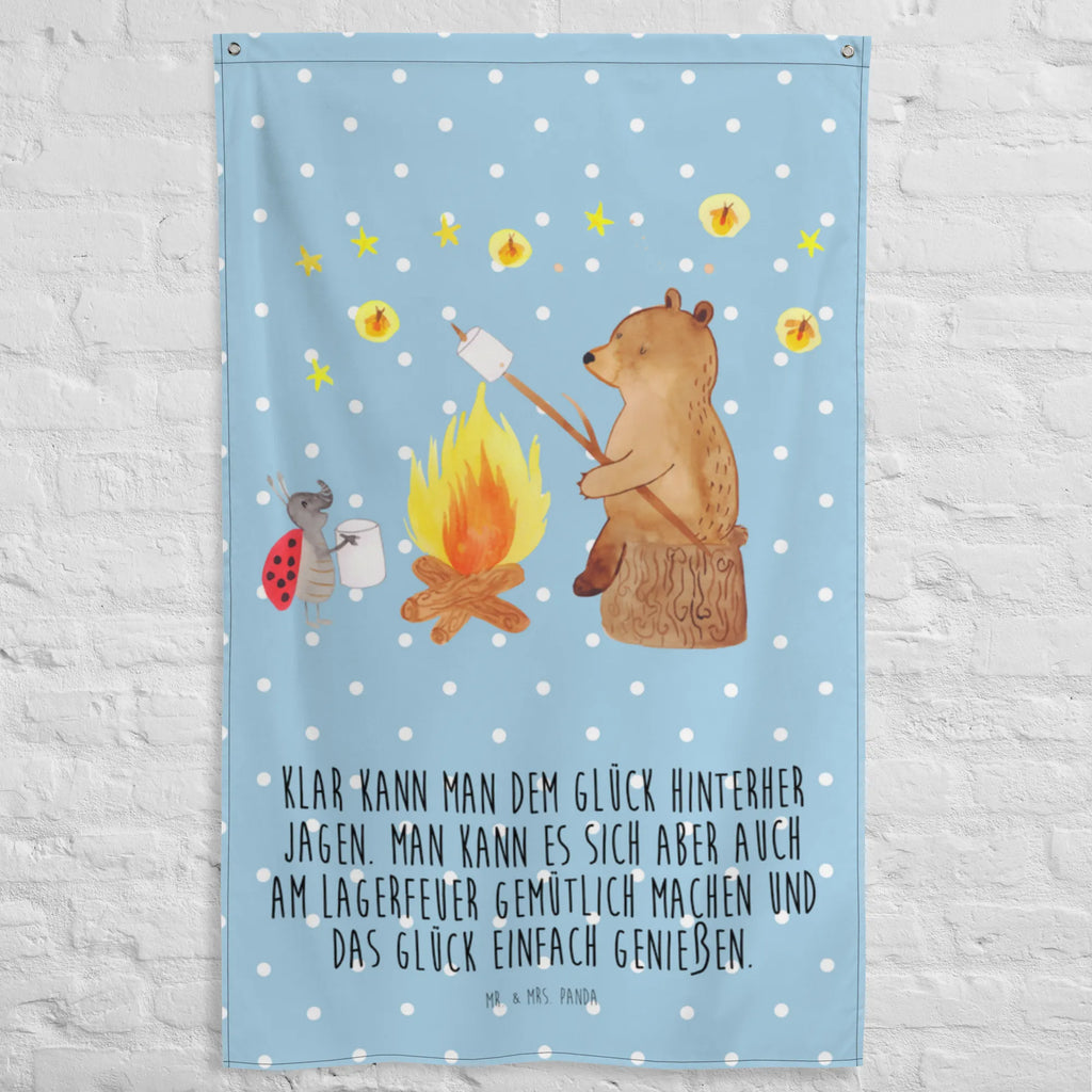 Arrasy Niedźwiedź i biedronka przy ognisku Niedźwiedź, Miś, Pluszowy miś