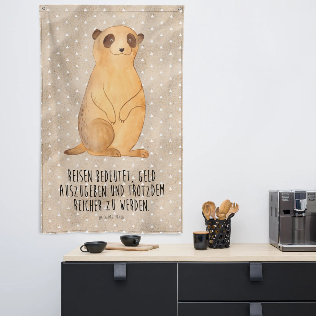 Wandteppich Erdmännchen Wandbehang, Tapestry, Boho, Dekoration, Textil-Kunst, Wanddeko, Schmuck-Wandbehang, Wandbild, Kinderzimmer Deko, Kinderzimmer, Wand Deko, Wandtuch, Wandteppich, Kinderzimmer Wanddeko, Kinderzimmer Wand, Tapisserie, Afrika, Wildtiere, Afrikareise, Erdmännchen, Traveling, Weltreise, Reisen, Roadtrip, Spruch