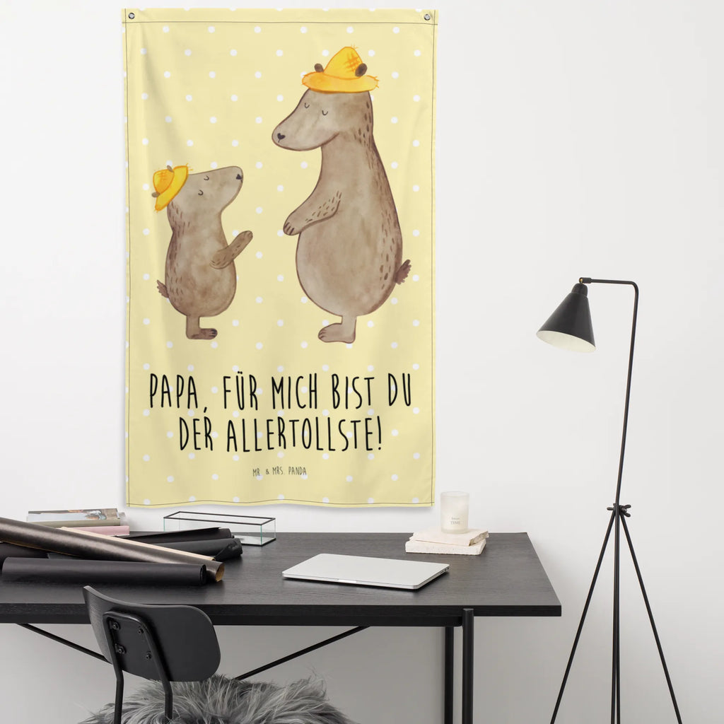 Wandteppich Bären mit Hut Wandbild, Boho, Wand Deko, Tapisserie, Kinderzimmer Deko, Schmuck-Wandbehang, Wandteppich, Wandbehang, Wandtuch, Textil-Kunst, Kinderzimmer Wand, Kinderzimmer Wanddeko, Tapestry, Oma, Opa, Muttertag, Familie, Schwester, Bruder, Vatertag, Mama, Papa, Papi, Family, Kinder, Vorbild, Bär, Lieblingsmensch, Vater, Sohn, Vater-Sohn, Paps, Kind, Daddy, Dad, Söhne, Bären