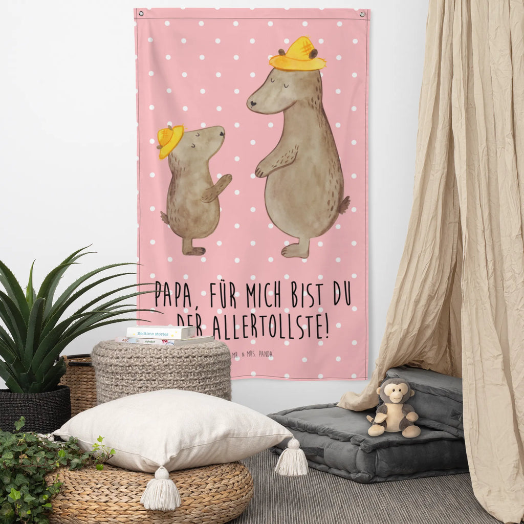 Wandteppich Bären mit Hut Wandbild, Boho, Wand Deko, Tapisserie, Kinderzimmer Deko, Schmuck-Wandbehang, Wandteppich, Wandbehang, Wandtuch, Textil-Kunst, Kinderzimmer Wand, Kinderzimmer Wanddeko, Tapestry, Oma, Opa, Muttertag, Familie, Schwester, Bruder, Vatertag, Mama, Papa, Papi, Family, Kinder, Vorbild, Bär, Lieblingsmensch, Vater, Sohn, Vater-Sohn, Paps, Kind, Daddy, Dad, Söhne, Bären