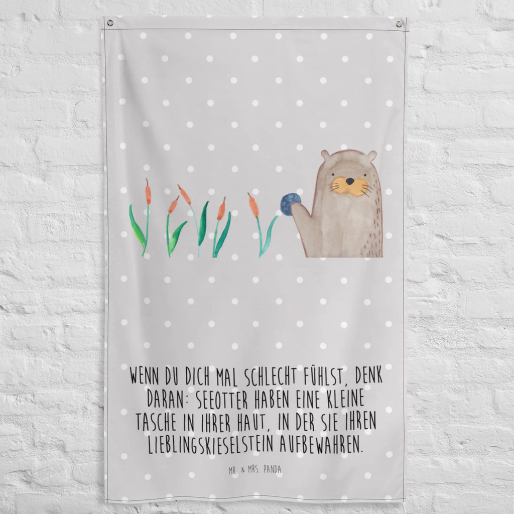 Arrasy wydra kamień Wandbehang, Wandteppich, Tapisserie, Wandbild, Kinderzimmer Wand, Dekoration, Wand Deko, Wandtuch, Boho, Schmuck-Wandbehang, Kinderzimmer Deko, Kinderzimmer, Textil-Kunst, Tapestry, Kinderzimmer Wanddeko, Wanddeko, Otter, Fischotter, Seeotter, Otter Seeotter See Otter