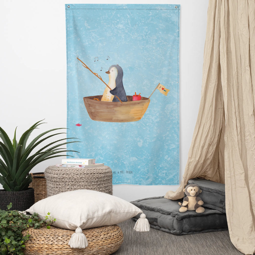 Wandteppich Pinguin Angelboot Tapisserie, Wanddeko, Kinderzimmer Deko, Boho, Kinderzimmer, Wand Deko, Wandbild, Kinderzimmer Wand, Textil-Kunst, Wandteppich, Dekoration, Tapestry, Wandbehang, Wandtuch, Kinderzimmer Wanddeko, Schmuck-Wandbehang, Pinguin, Lebenslust, Neuanfang, Geschenkidee Liebeskummer, Trennung, Boot, genießen, Scheidung, Motivation, Angeln, Pinguine, Leben, Angelboot, Neustart