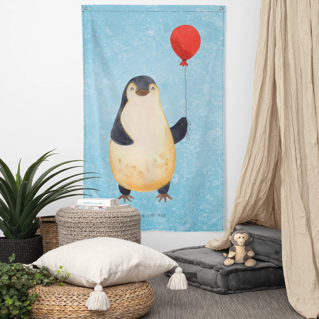 Tapestry Penguin balloon Kinderzimmer Wand, Wandbild, Tapestry, Tapisserie, Textil-Kunst, Kinderzimmer Deko, Schmuck-Wandbehang, Boho, Wandteppich, Wanddeko, Wandtuch, Wand Deko, Wandbehang, Dekoration, Kinderzimmer, Kinderzimmer Wanddeko, Pinguin, Geschenkidee, beste Freundin, Liebe, Geschenk Freundin, neues Leben, Luftballon, Lebenslust, Tagträume, Motivation, Pinguine, Neustart, Glück
