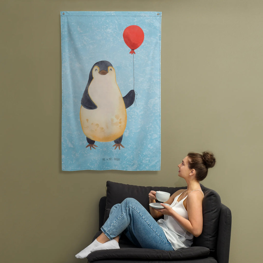 Tapestry Penguin balloon Kinderzimmer Wand, Wandbild, Tapestry, Tapisserie, Textil-Kunst, Kinderzimmer Deko, Schmuck-Wandbehang, Boho, Wandteppich, Wanddeko, Wandtuch, Wand Deko, Wandbehang, Dekoration, Kinderzimmer, Kinderzimmer Wanddeko, Pinguin, Geschenkidee, beste Freundin, Liebe, Geschenk Freundin, neues Leben, Luftballon, Lebenslust, Tagträume, Motivation, Pinguine, Neustart, Glück