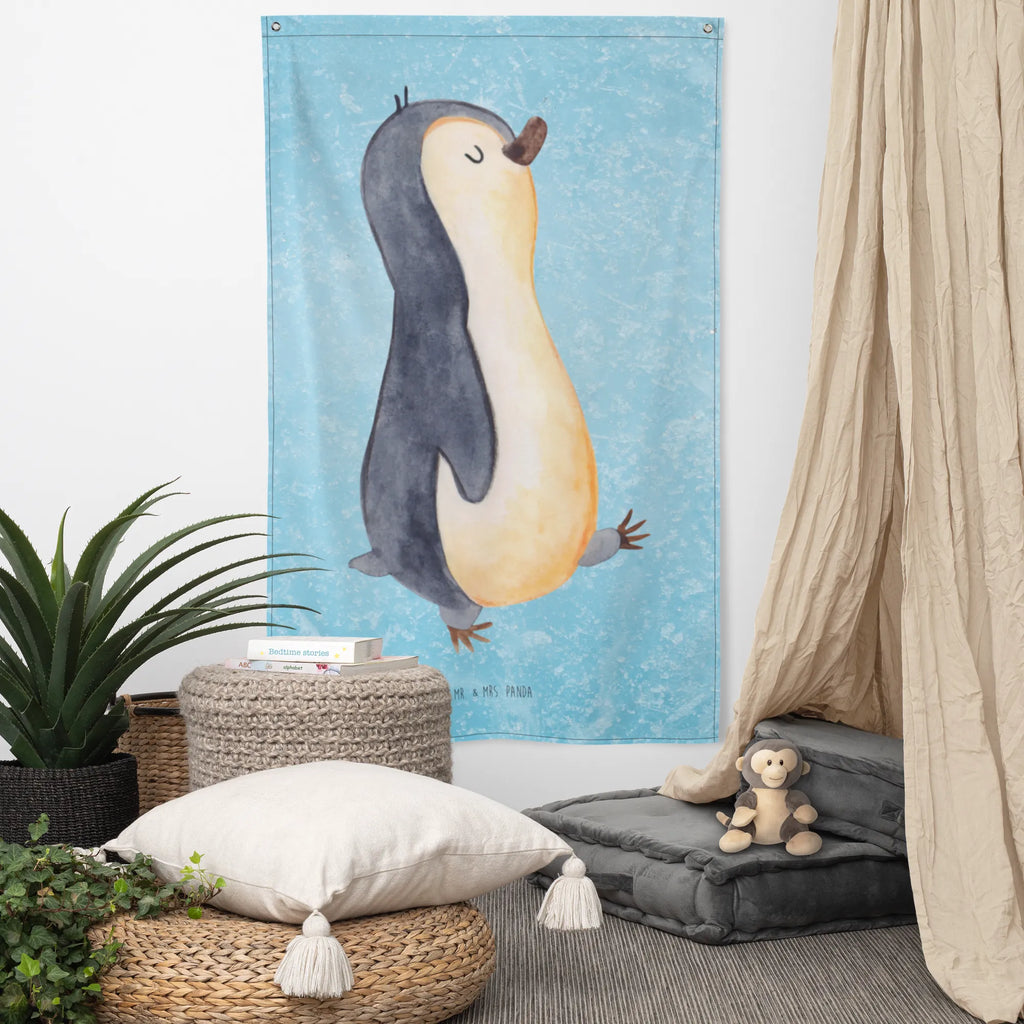 Tapestry Penguin march Wandbehang, Wand Deko, Boho, Kinderzimmer Wanddeko, Wandtuch, Wandbild, Tapisserie, Kinderzimmer Deko, Schmuck-Wandbehang, Tapestry, Textil-Kunst, Kinderzimmer Wand, Wandteppich, Pinguin, Bruder, Frühaufsteher, Langschläfer, Pinguine, Schwester, Familie