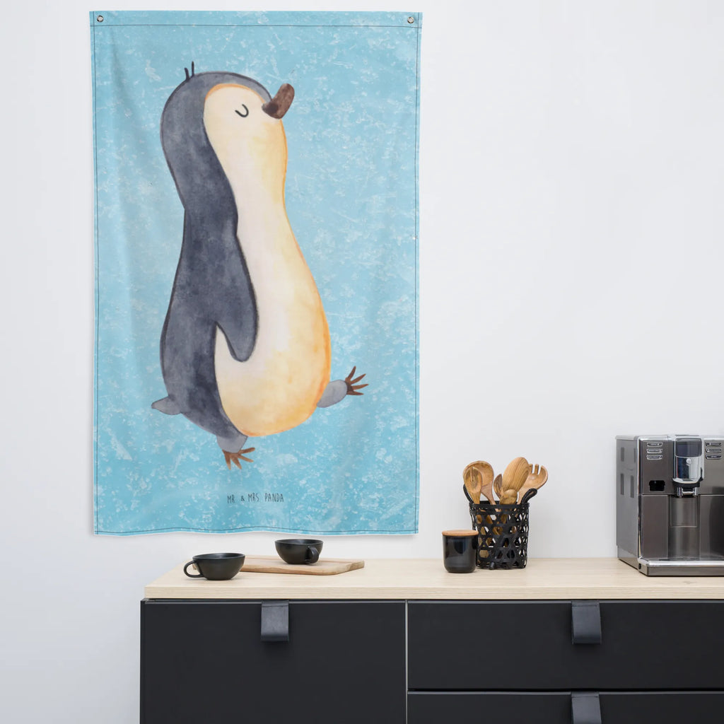 Tapestry Penguin march Wandbehang, Wand Deko, Boho, Kinderzimmer Wanddeko, Wandtuch, Wandbild, Tapisserie, Kinderzimmer Deko, Schmuck-Wandbehang, Tapestry, Textil-Kunst, Kinderzimmer Wand, Wandteppich, Pinguin, Bruder, Frühaufsteher, Langschläfer, Pinguine, Schwester, Familie