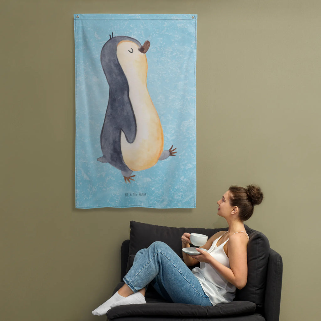 Tapestry Penguin march Wandbehang, Wand Deko, Boho, Kinderzimmer Wanddeko, Wandtuch, Wandbild, Tapisserie, Kinderzimmer Deko, Schmuck-Wandbehang, Tapestry, Textil-Kunst, Kinderzimmer Wand, Wandteppich, Pinguin, Bruder, Frühaufsteher, Langschläfer, Pinguine, Schwester, Familie