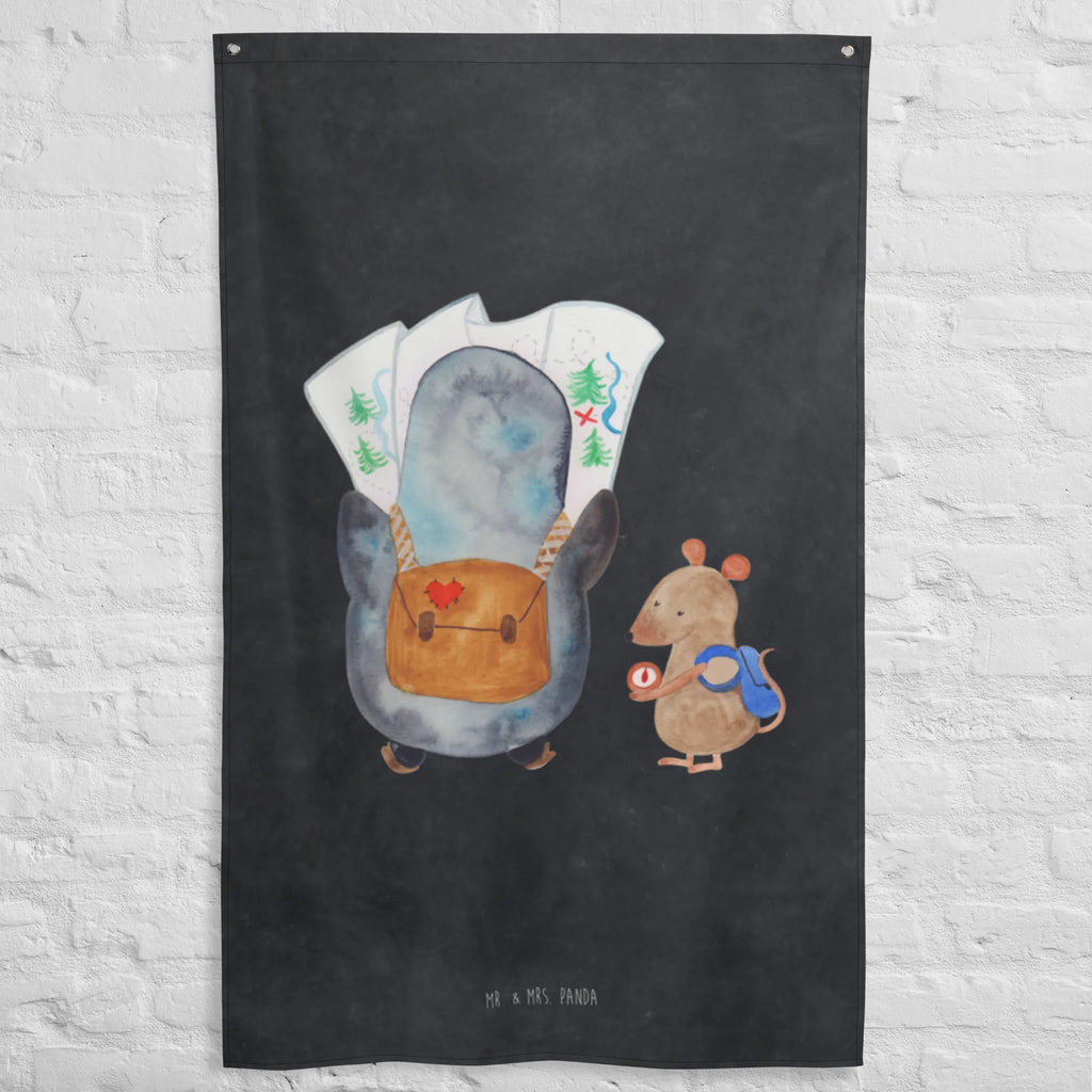 Arrasy Pingwin i Mysz Wędrowcy Kinderzimmer Wand, Schmuck-Wandbehang, Tapisserie, Kinderzimmer Wanddeko, Kinderzimmer Deko, Textil-Kunst, Wanddeko, Wandbehang, Kinderzimmer, Boho, Wand Deko, Tapestry, Wandteppich, Wandtuch, Wandbild, Dekoration, Pinguin, Wanderlust, wandern, Roadtrip, Abenteurer, Ausflug, Pinguine, Abenteuer