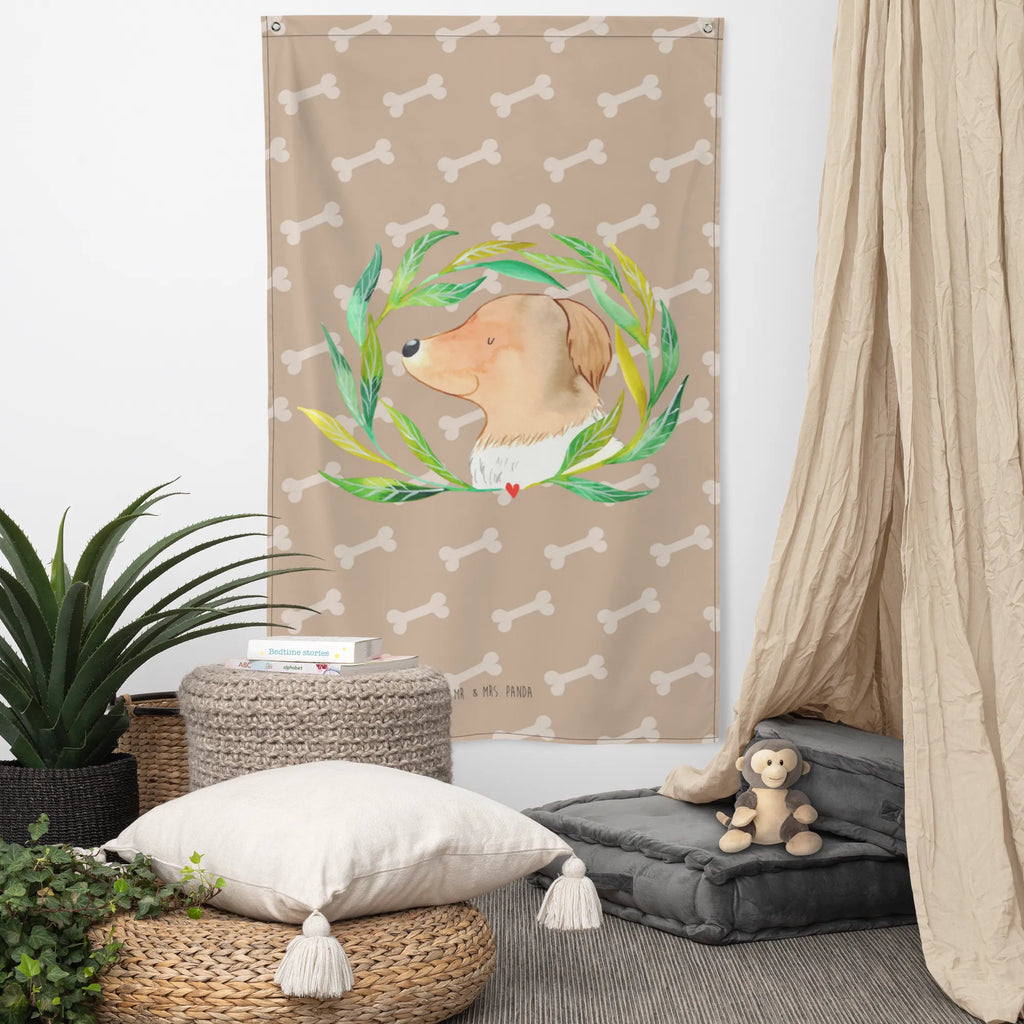 Tapestry Dog Flower Kinderzimmer Wanddeko, Textil-Kunst, Wandtuch, Tapisserie, Tapestry, Kinderzimmer Wand, Wandbild, Schmuck-Wandbehang, Wandbehang, Wandteppich, Wand Deko, Boho, Kinderzimmer Deko, Sprüche, Hund, Hunderasse, Hundebesitzer, Hundemotiv, Haustier, Tierliebhaber, Hundeglück, Selbsttherapie, Hunde, Hundeliebe, Therapie, Ranke