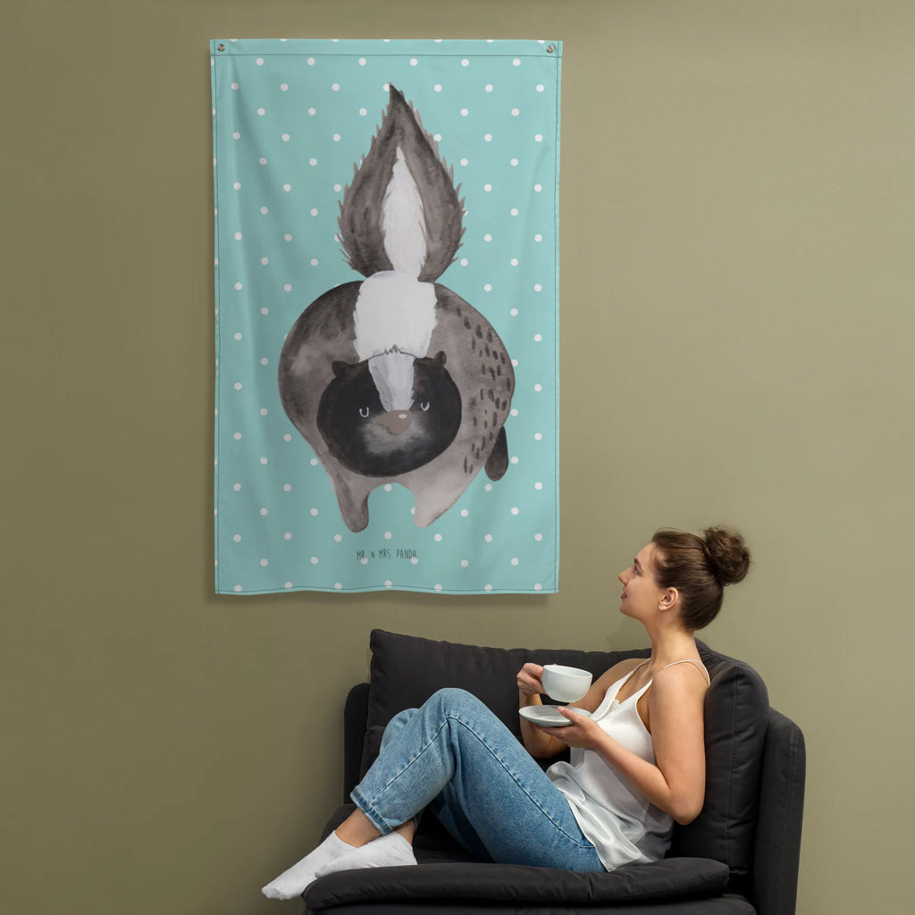 Arrasy skunks atak Kinderzimmer Deko, Wandtuch, Wandbild, Wandbehang, Boho, Schmuck-Wandbehang, Kinderzimmer, Dekoration, Kinderzimmer Wand, Kinderzimmer Wanddeko, Wandteppich, Tapisserie, Wand Deko, Wanddeko, Textil-Kunst, Tapestry, Stinktier, Skunk, Drohung, Stinki, wütend, Wildtier, Stinker, Raubtier