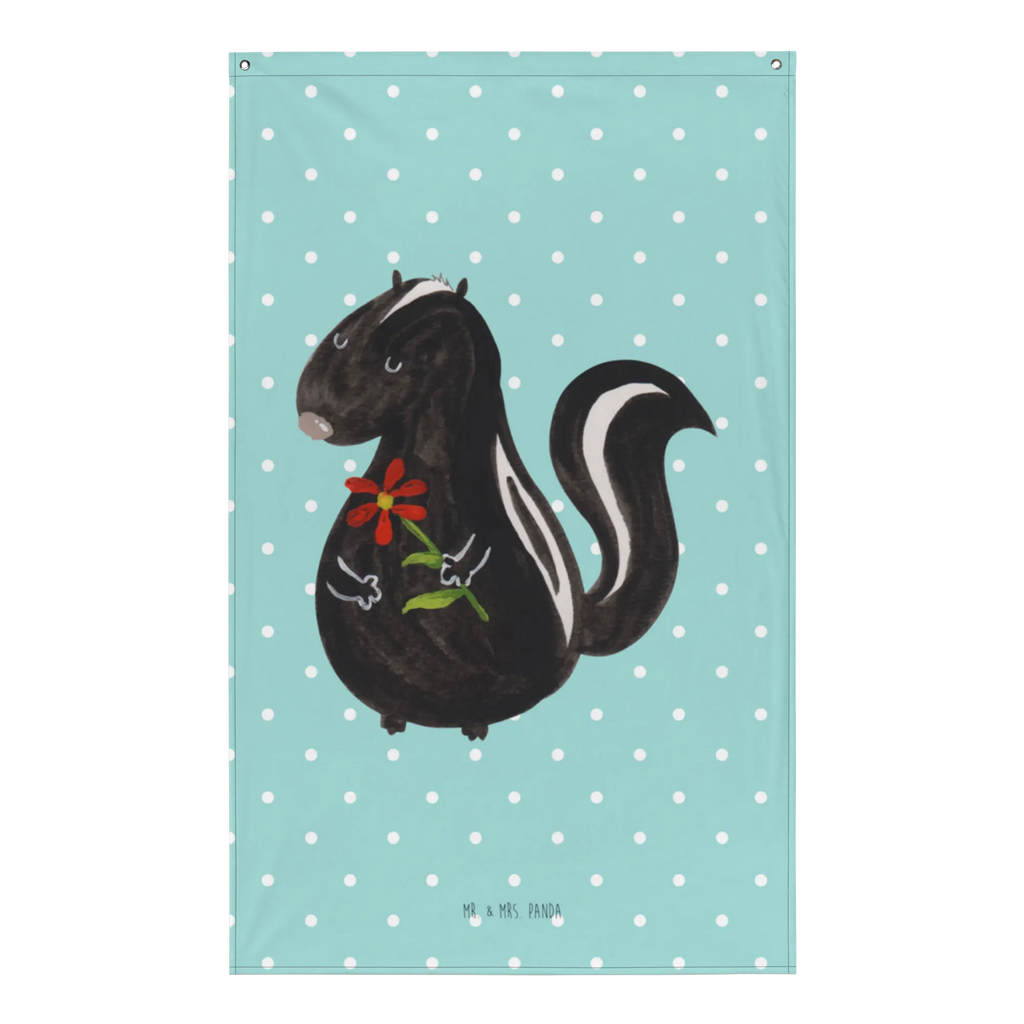 Tapestry skunk flower Tapestry, Dekoration, Textil-Kunst, Boho, Kinderzimmer Wand, Kinderzimmer Wanddeko, Wand Deko, Kinderzimmer Deko, Wanddeko, Tapisserie, Wandbehang, Kinderzimmer, Wandtuch, Schmuck-Wandbehang, Wandteppich, Wandbild, Stinktier, Skunk, Raubtier, Stinker, Träume, verträumt, Dreams, Tagträumer, Wildtier, Stinki