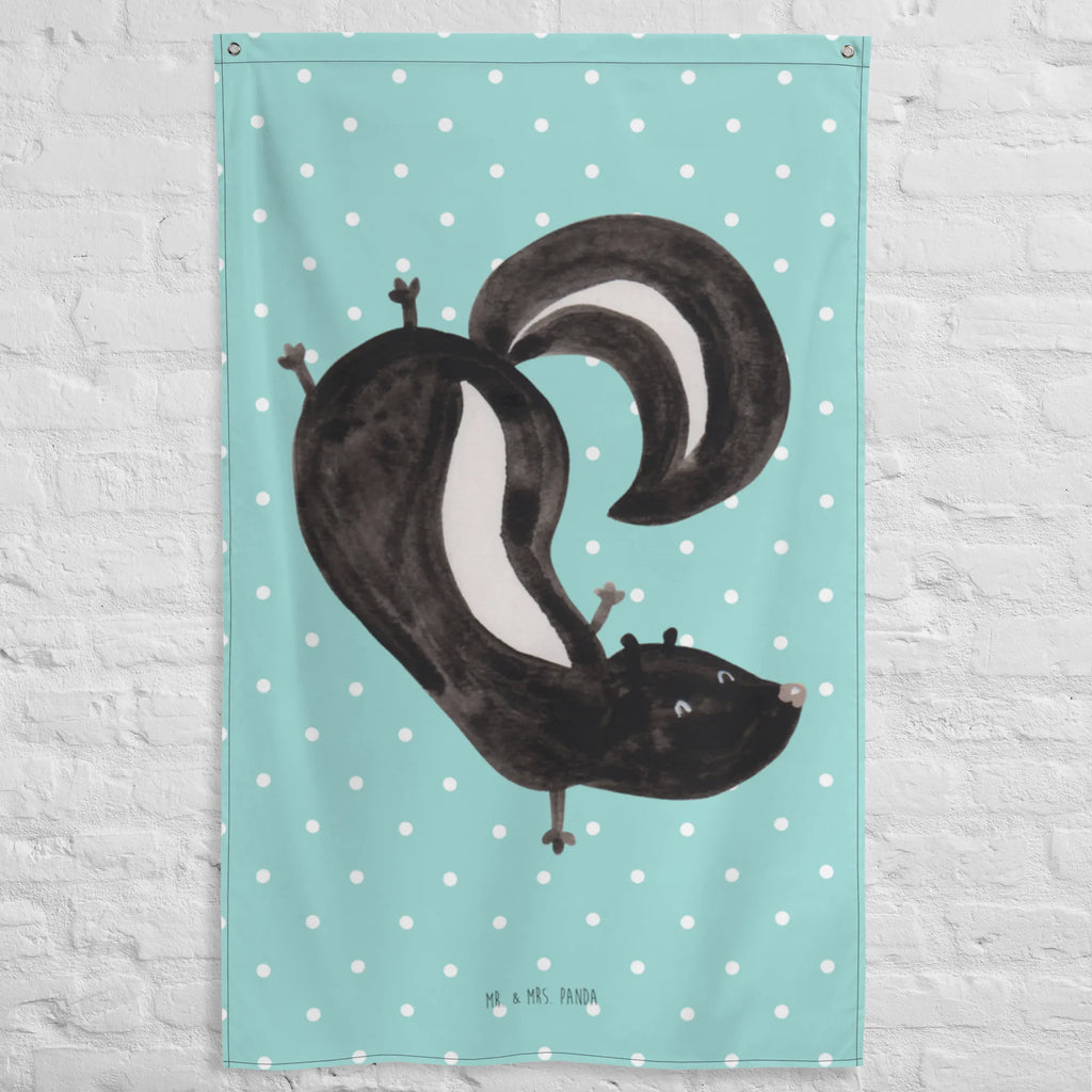 Tapestry skunk handstand Tapestry, Boho, Wall hanging, Decoration, Skunk, playground, playful, skunk, child, wild animal, stink, predator