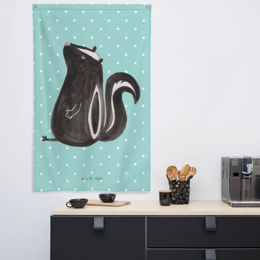 Arrasy skunks siedzenie Textil-Kunst, Boho, Wandbild, Kinderzimmer Deko, Wandteppich, Wandtuch, Wandbehang, Kinderzimmer, Kinderzimmer Wand, Tapisserie, Wand Deko, Wanddeko, Tapestry, Schmuck-Wandbehang, Dekoration, Kinderzimmer Wanddeko, Stinktier, Skunk, Besserwisser, Büro, Stinki, Recht, Wildtier, Raubtier, Stinker, Spruch