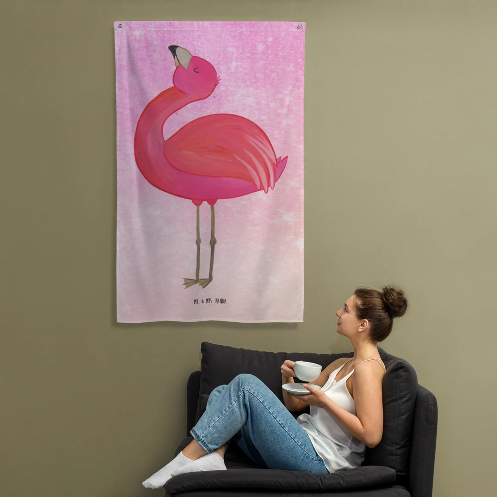Tapestry flamingo Proud Tapestry, Decoration, Wall hanging, Boho, Flamingo, pink, pink bird, bird of paradise, red, flamingo decoration, gift pink, gifts, gift idea, children, adults, girls, flamingo fans, summer, vacation, sea, unusual gifts in pink, pink gifts, girls gifts, small gifts, Caribbean feeling, funny sayings, self-love, friend, sister, self-acceptance, best friend, mom, joy, proud, daughter