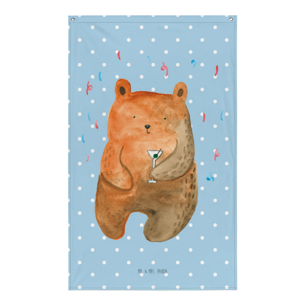 Wandteppich Bär Party Tapestry, Wandtuch, Boho, Wand Deko, Wandbild, Wandteppich, Kinderzimmer Wanddeko, Wandbehang, Textil-Kunst, Kinderzimmer Wand, Tapisserie, Kinderzimmer Deko, Schmuck-Wandbehang, Teddy, Bär, Teddybär, Geschenk, Geburtstag, Gute Laune, Abfeiern, Feiern, Party, Lustig, Mitbringsel, Geburtstagsgeschenk