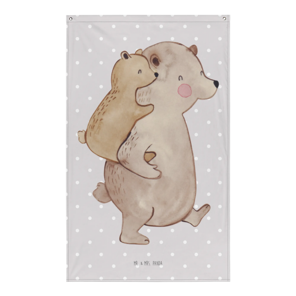 Wandteppich Papa Bär Kinderzimmer Wand, Tapisserie, Schmuck-Wandbehang, Tapestry, Wandbild, Wandbehang, Kinderzimmer Wanddeko, Wandteppich, Wandtuch, Wand Deko, Textil-Kunst, Boho, Kinderzimmer Deko, Oma, Opa, Muttertag, Familie, Schwester, Bruder, Vatertag, Mama, Papa, Papi, Geburtstag, Vati, Geschenk, Vater, Onkel