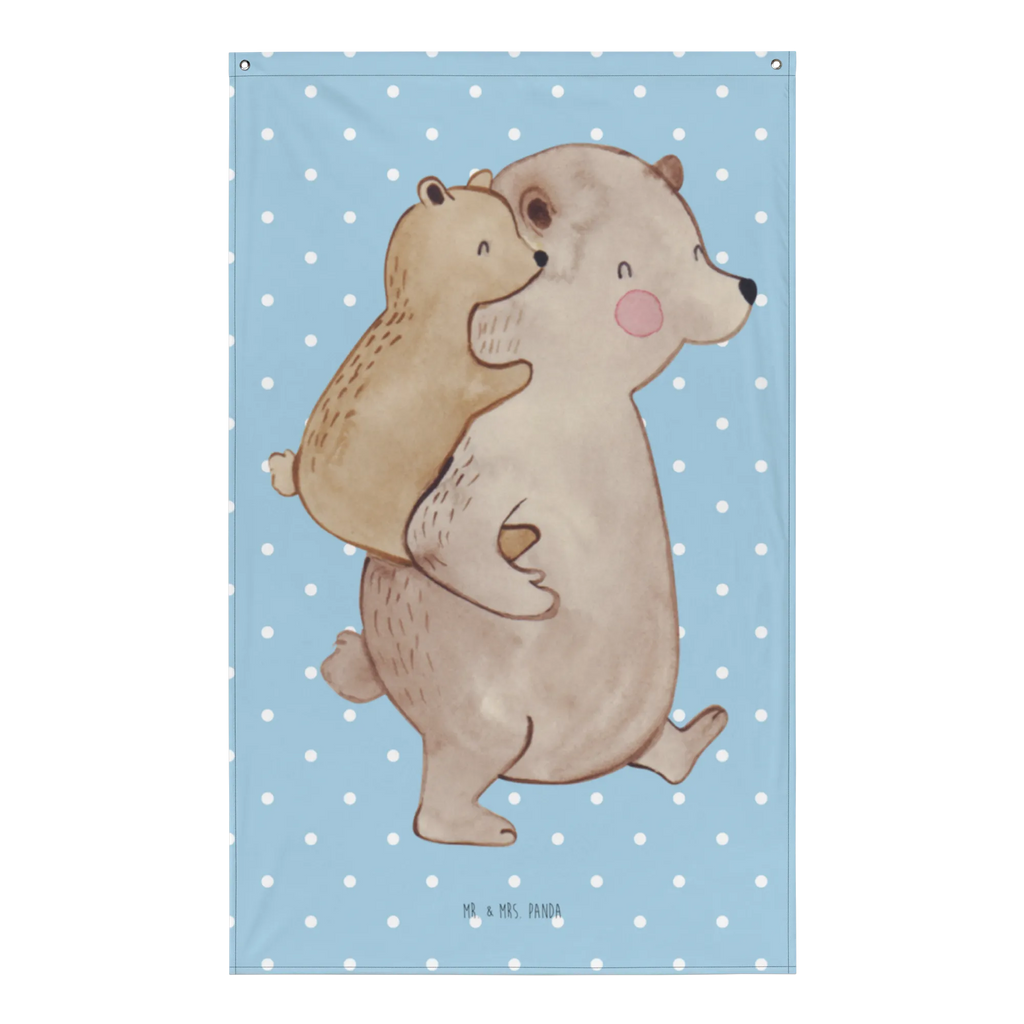 Wandteppich Papa Bär Kinderzimmer Wand, Tapisserie, Schmuck-Wandbehang, Tapestry, Wandbild, Wandbehang, Kinderzimmer Wanddeko, Wandteppich, Wandtuch, Wand Deko, Textil-Kunst, Boho, Kinderzimmer Deko, Oma, Opa, Muttertag, Familie, Schwester, Bruder, Vatertag, Mama, Papa, Papi, Geburtstag, Vati, Geschenk, Vater, Onkel