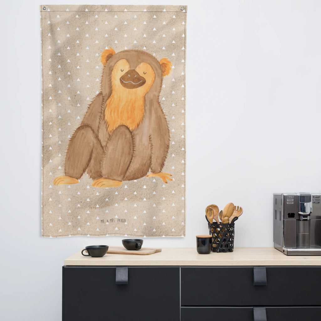 Wandteppich Affe Wandbehang, Dekoration, Wandtuch, Kinderzimmer, Kinderzimmer Wanddeko, Kinderzimmer Deko, Kinderzimmer Wand, Tapisserie, Schmuck-Wandbehang, Wand Deko, Wanddeko, Wandteppich, Textil-Kunst, Tapestry, Boho, Wandbild, Afrika, Wildtiere, Affe, Liebe, Selbstliebe, Selbstachtung, Affen, Selbstbewusstsein, Selfcare, Respekt, Äffchen, Motivation