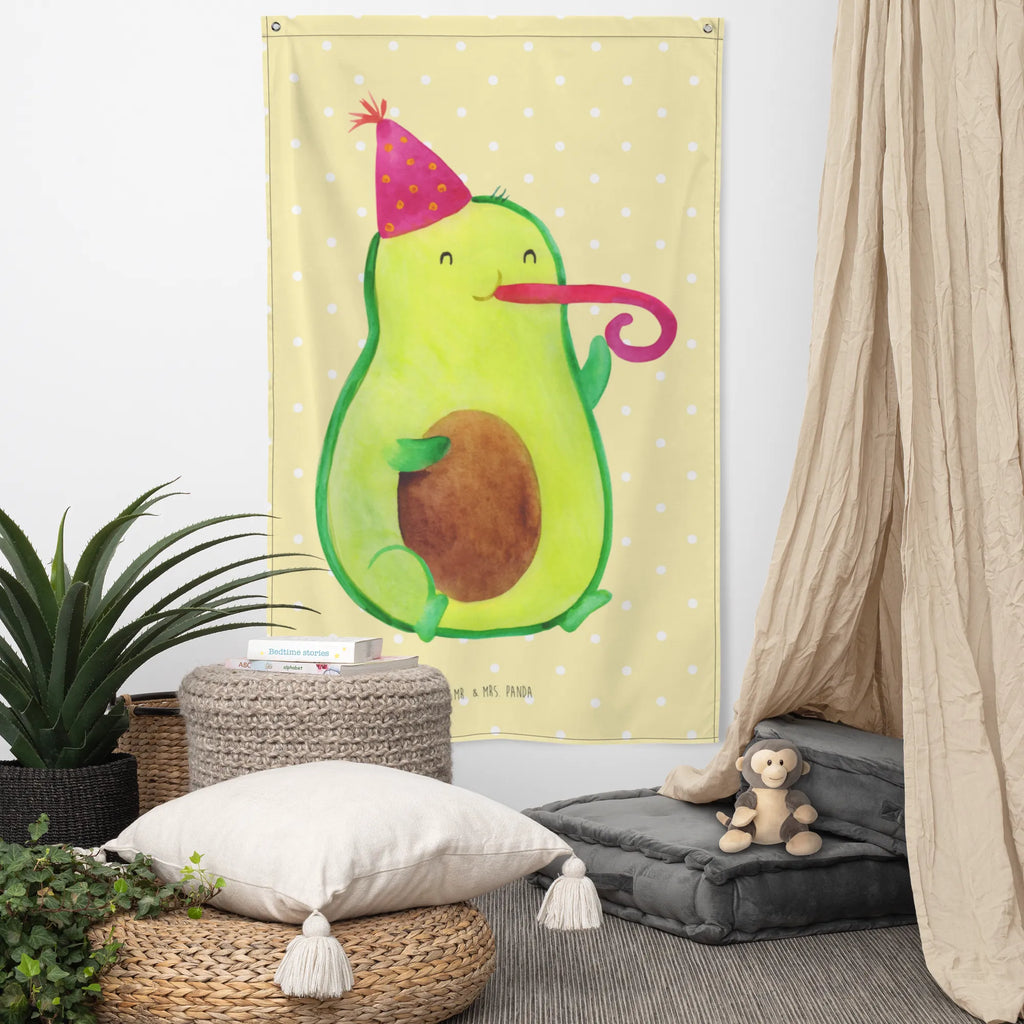 Tapestry avocado party time Wall hanging, Decoration, Tapestry, Boho, avocado, vegetables