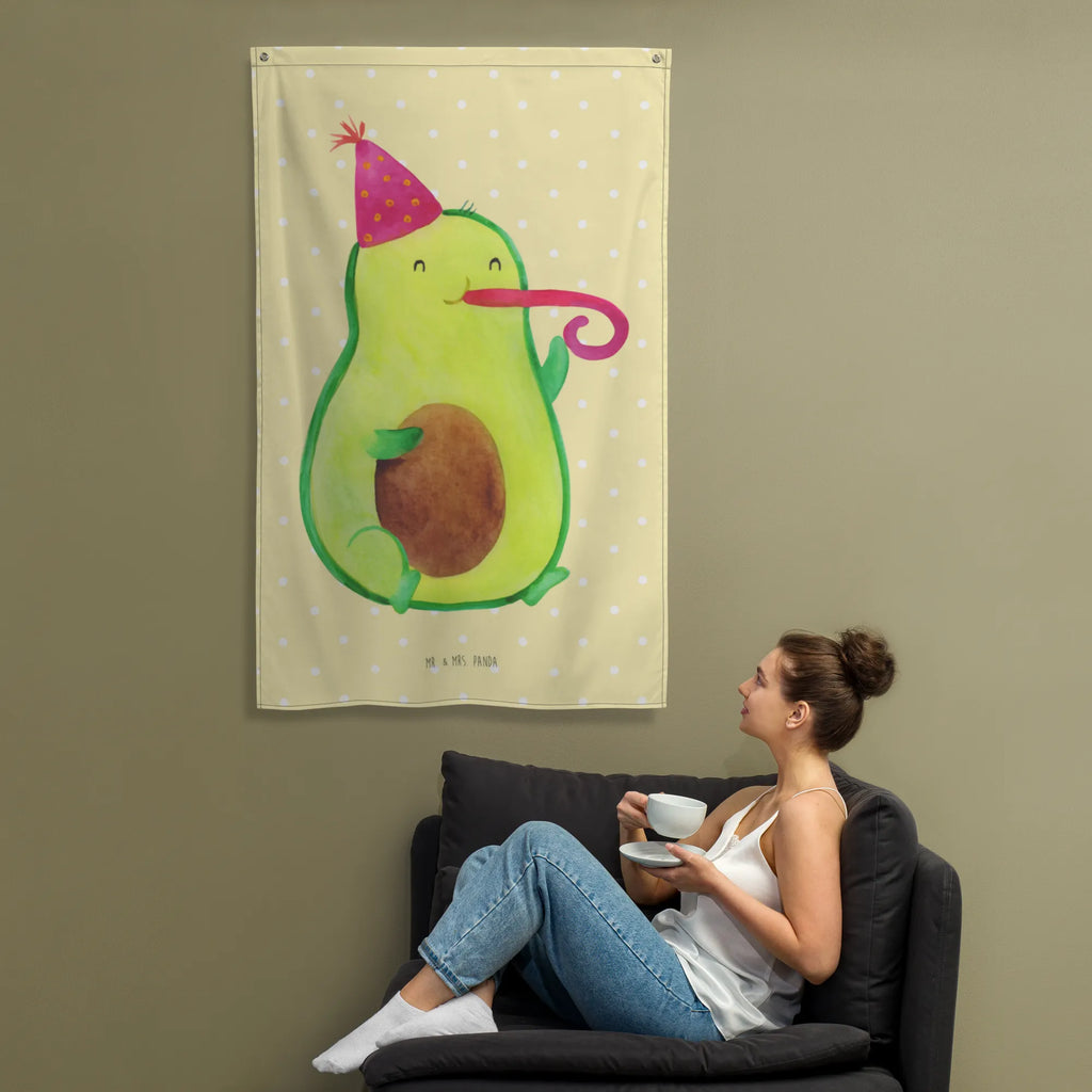 Tapestry avocado party time Wall hanging, Decoration, Tapestry, Boho, avocado, vegetables