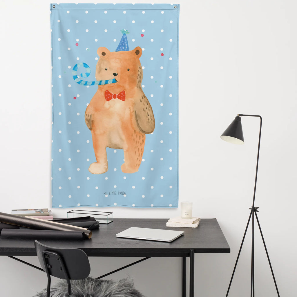 Wandteppich Birthday Bär Wanddeko, Wand Deko, Kinderzimmer Wand, Wandbehang, Wandtuch, Dekoration, Textil-Kunst, Boho, Tapisserie, Tapestry, Kinderzimmer Deko, Wandbild, Wandteppich, Kinderzimmer Wanddeko, Schmuck-Wandbehang, Kinderzimmer, Bär, Teddy, Teddybär, Alles Gute, Happy Birthday, Glückwunsch, Geburtstag