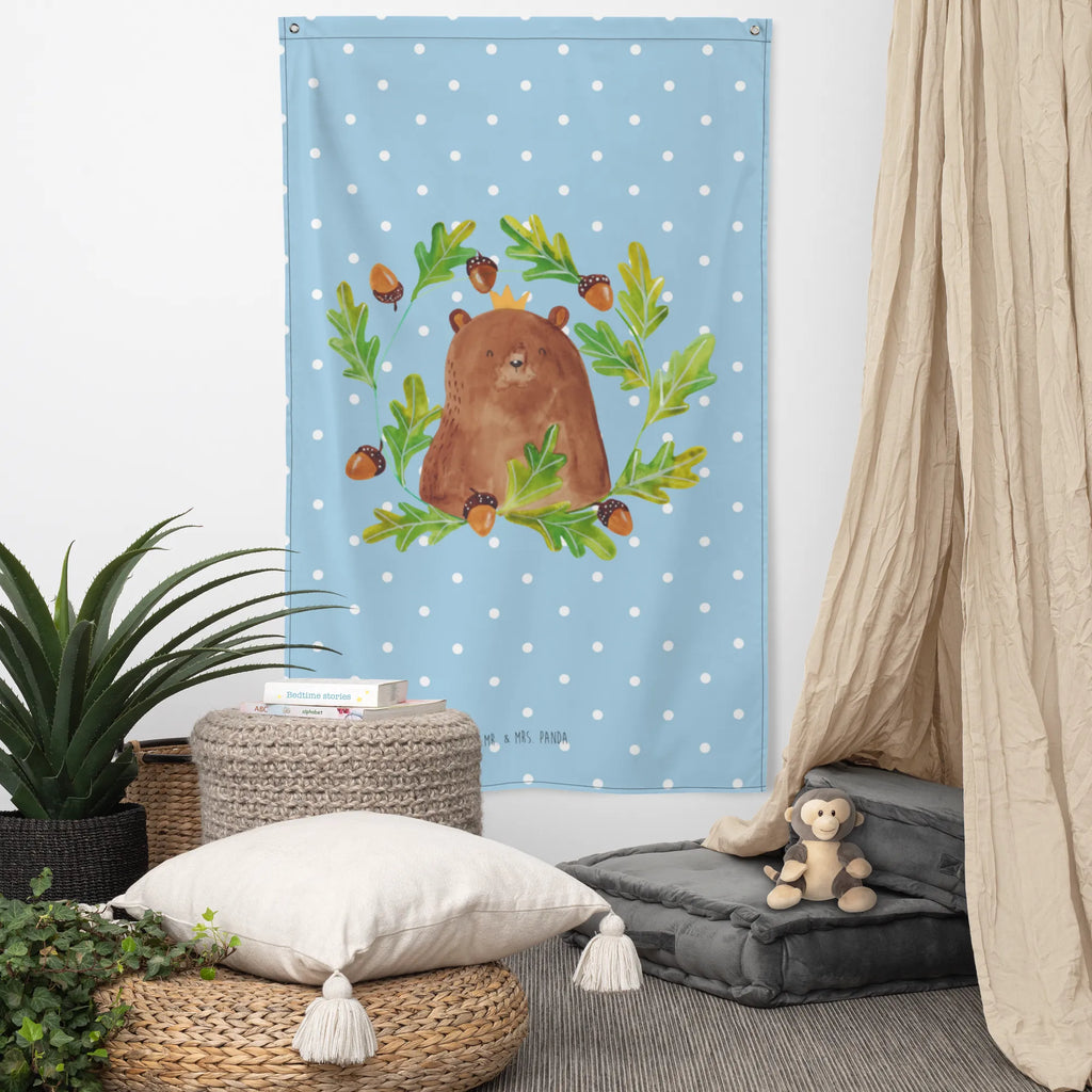 Wandteppich Bär König Wandteppich, Textil-Kunst, Wandbehang, Kinderzimmer Wand, Tapisserie, Boho, Kinderzimmer Wanddeko, Tapestry, Kinderzimmer Deko, Wandbild, Wandtuch, Schmuck-Wandbehang, Wand Deko, Teddy, Bär, Teddybär, Vatertag, Papi, Bester Vater, Dad, Papa, Vater, Papa Bär, Bester Papa, Weltbester Papa, Daddy