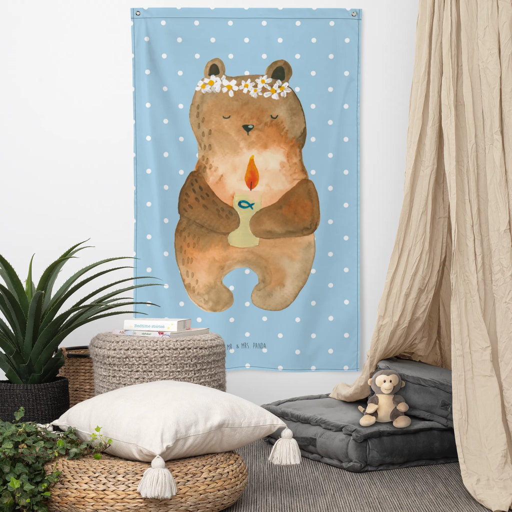 Tapestry bear communion Kinderzimmer Wanddeko, Kinderzimmer, Kinderzimmer Deko, Wandbild, Schmuck-Wandbehang, Kinderzimmer Wand, Wandbehang, Tapestry, Dekoration, Textil-Kunst, Wandteppich, Wand Deko, Wandtuch, Wanddeko, Boho, Tapisserie, Bär, Teddy, Teddybär, katholisch, Taufkerze, Kommunion, Gottes Segen