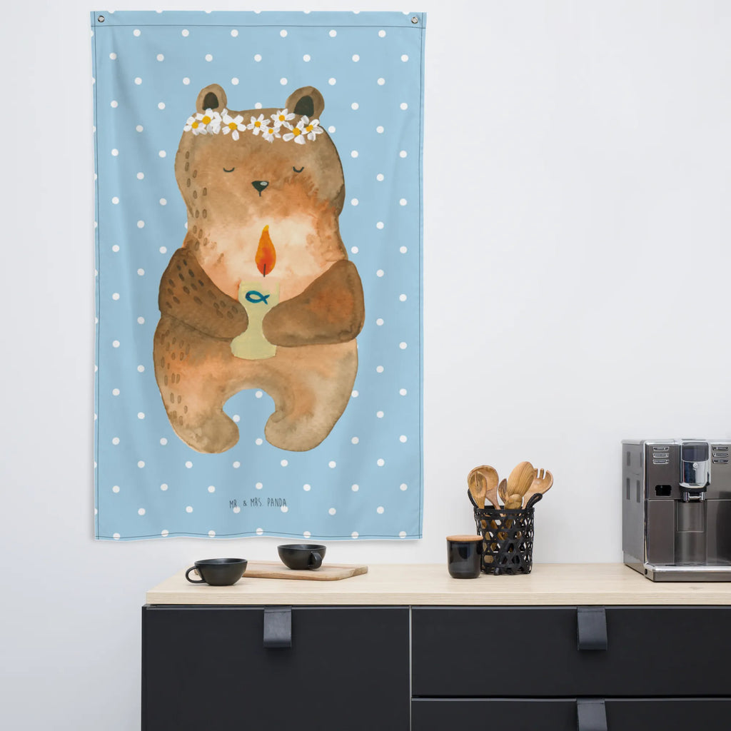 Tapestry bear communion Kinderzimmer Wanddeko, Kinderzimmer, Kinderzimmer Deko, Wandbild, Schmuck-Wandbehang, Kinderzimmer Wand, Wandbehang, Tapestry, Dekoration, Textil-Kunst, Wandteppich, Wand Deko, Wandtuch, Wanddeko, Boho, Tapisserie, Bär, Teddy, Teddybär, katholisch, Taufkerze, Kommunion, Gottes Segen