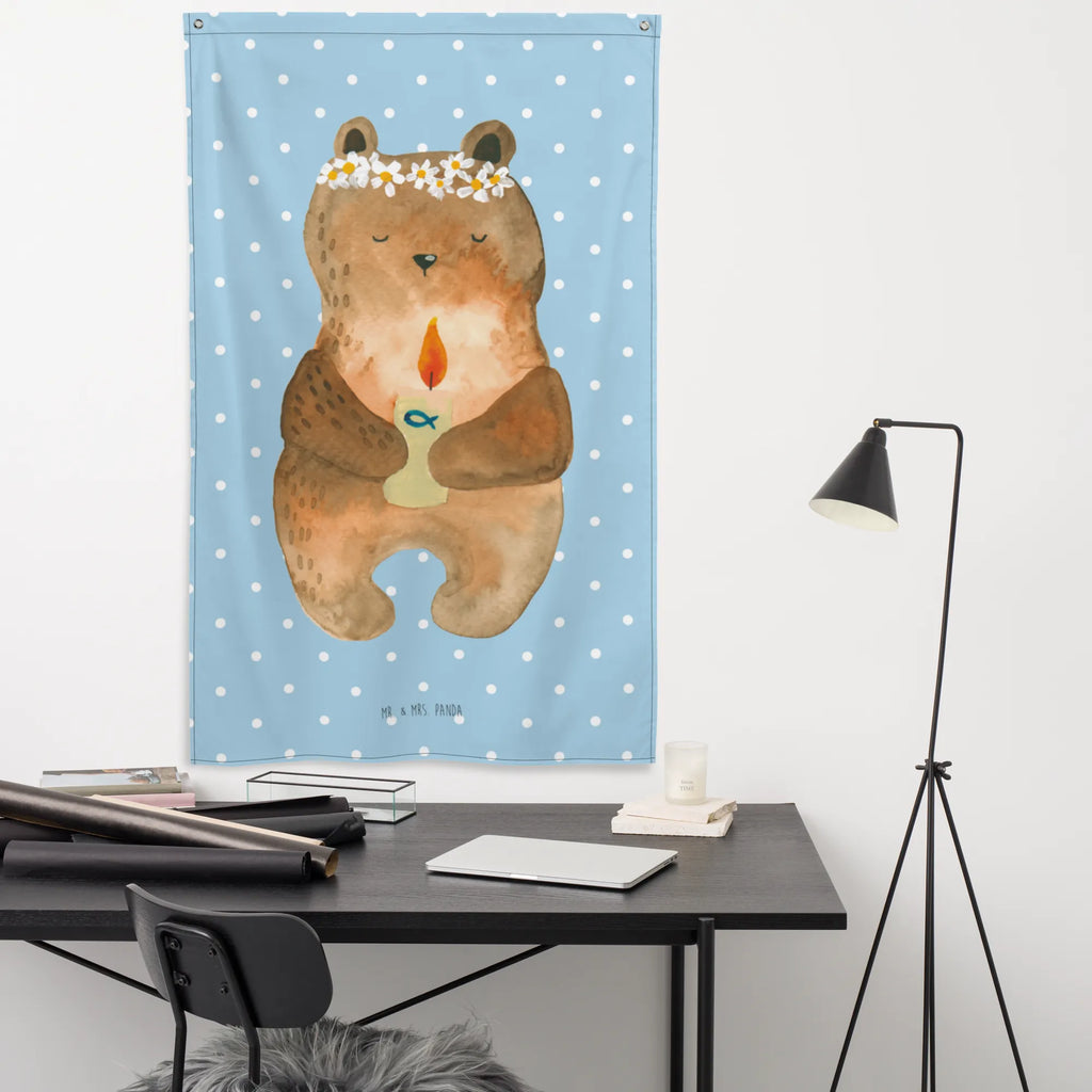 Tapestry bear communion Kinderzimmer Wanddeko, Kinderzimmer, Kinderzimmer Deko, Wandbild, Schmuck-Wandbehang, Kinderzimmer Wand, Wandbehang, Tapestry, Dekoration, Textil-Kunst, Wandteppich, Wand Deko, Wandtuch, Wanddeko, Boho, Tapisserie, Bär, Teddy, Teddybär, katholisch, Taufkerze, Kommunion, Gottes Segen