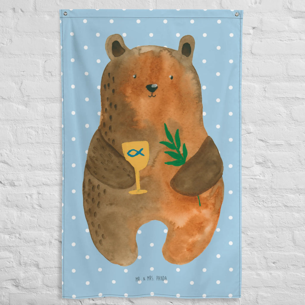 Wandteppich Konfirmation-Bär Kinderzimmer Wand, Wanddeko, Wandbild, Kinderzimmer, Schmuck-Wandbehang, Textil-Kunst, Wandteppich, Wandbehang, Kinderzimmer Wanddeko, Wand Deko, Boho, Wandtuch, Tapestry, Dekoration, Tapisserie, Kinderzimmer Deko, Bär, Teddy, Teddybär, evangelisch, Konfirmation, Kirche, Gottesdienst