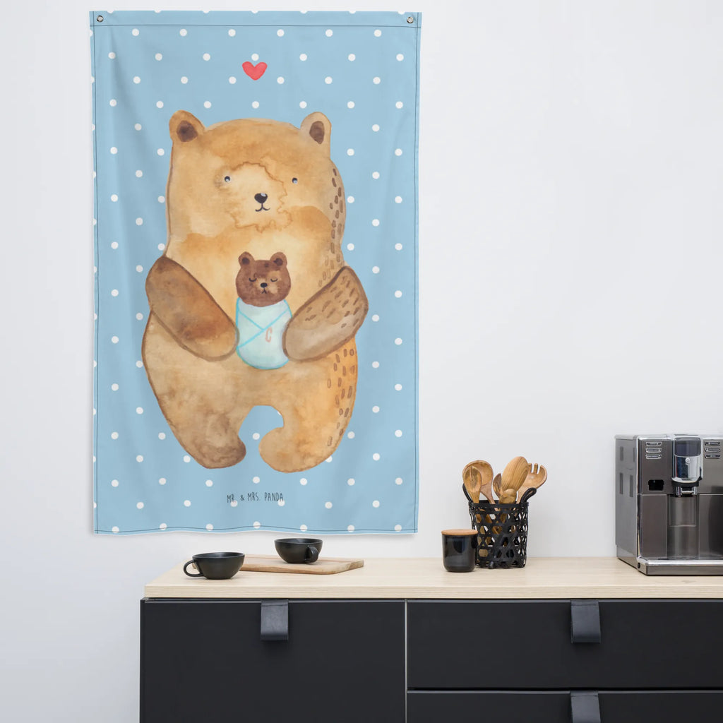 Wandteppich Bär mit Baby Boho, Schmuck-Wandbehang, Kinderzimmer Deko, Textil-Kunst, Tapestry, Kinderzimmer Wanddeko, Wanddeko, Wandbild, Tapisserie, Kinderzimmer, Kinderzimmer Wand, Dekoration, Wand Deko, Wandtuch, Wandteppich, Wandbehang, Bär, Teddy, Teddybär, Eltern, Neffe, Nichte, Geburtstag, Geburt, Taufe, Enkelin, Täufling, Glückwunsch, Enkel, Baby, Mutter