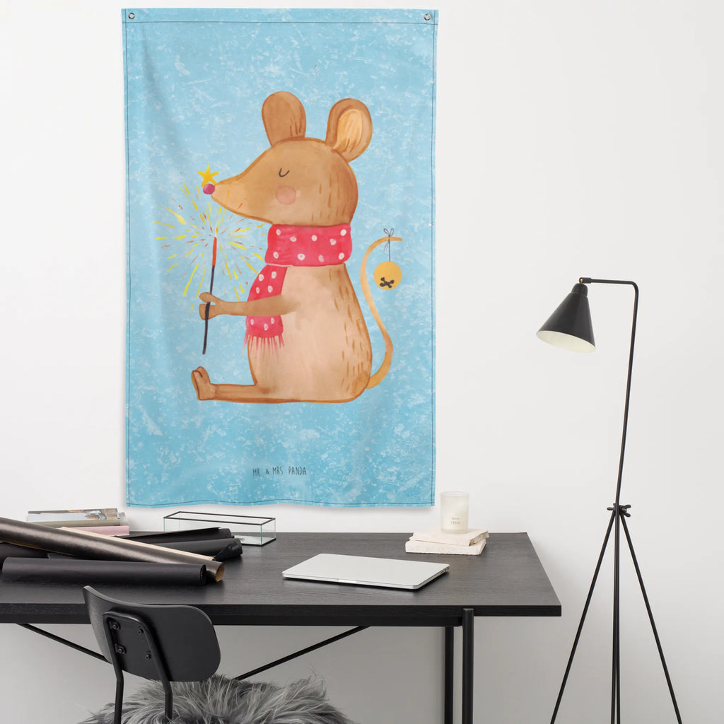 Tapestry Mouse Christmas Tapestry, Decoration, Boho, Wall hanging, Winter, Christmas, Christmas time, snow, mouse, christmas, christmas greeting, merry christmas, christmas motive, christmas miracle