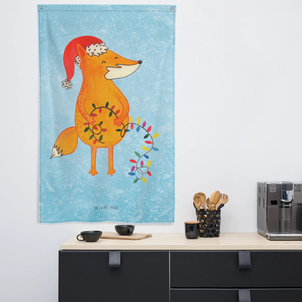 Wandteppich Fuchs Weihnachten Schmuck-Wandbehang, Kinderzimmer Wand, Wandtuch, Boho, Tapestry, Wandteppich, Wandbehang, Kinderzimmer Deko, Wandbild, Kinderzimmer Wanddeko, Textil-Kunst, Wand Deko, Tapisserie, Weihnachten, Winter, Weihnachtsdeko, Nikolaus, Advent, Heiligabend, Wintermotiv, Geschenk Weihnachten, Füchse, Weihnachtszeit, Spruch schön, Fuchs, Weihnachtsmann