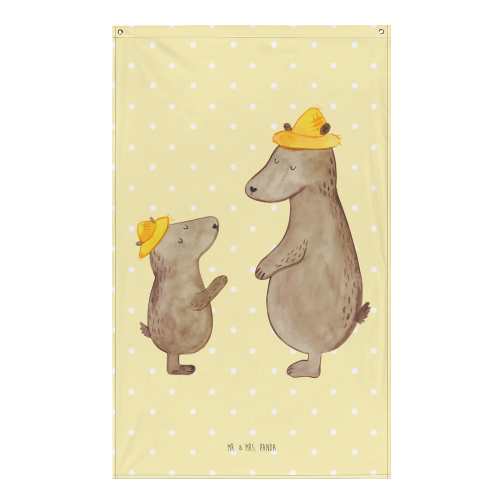 Wandteppich Bären mit Hut Wandbild, Boho, Wand Deko, Tapisserie, Kinderzimmer Deko, Schmuck-Wandbehang, Wandteppich, Wandbehang, Wandtuch, Textil-Kunst, Kinderzimmer Wand, Kinderzimmer Wanddeko, Tapestry, Oma, Opa, Muttertag, Familie, Schwester, Bruder, Vatertag, Mama, Papa, Papi, Family, Kinder, Vorbild, Bär, Lieblingsmensch, Vater, Sohn, Vater-Sohn, Paps, Kind, Daddy, Dad, Söhne, Bären